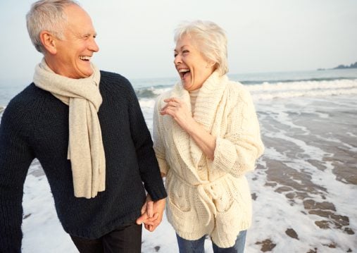 alt="Senior Couple by the Beach"